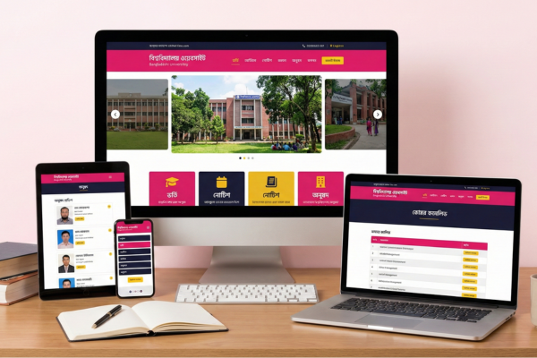 Advanced Education school, college, university website design in Bangladesh