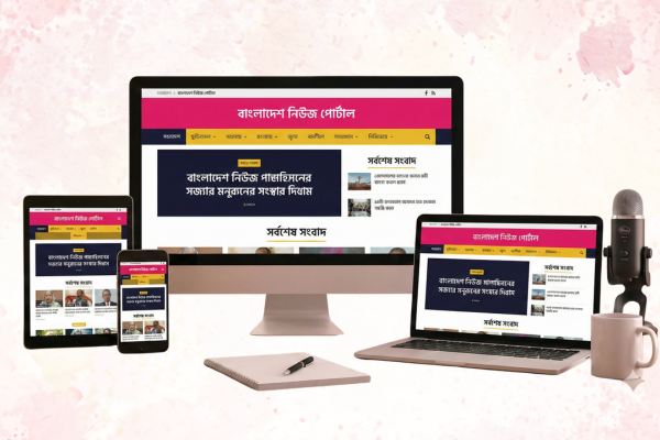 Fast loading Online Newspaper and News Portal design in Bangladesh